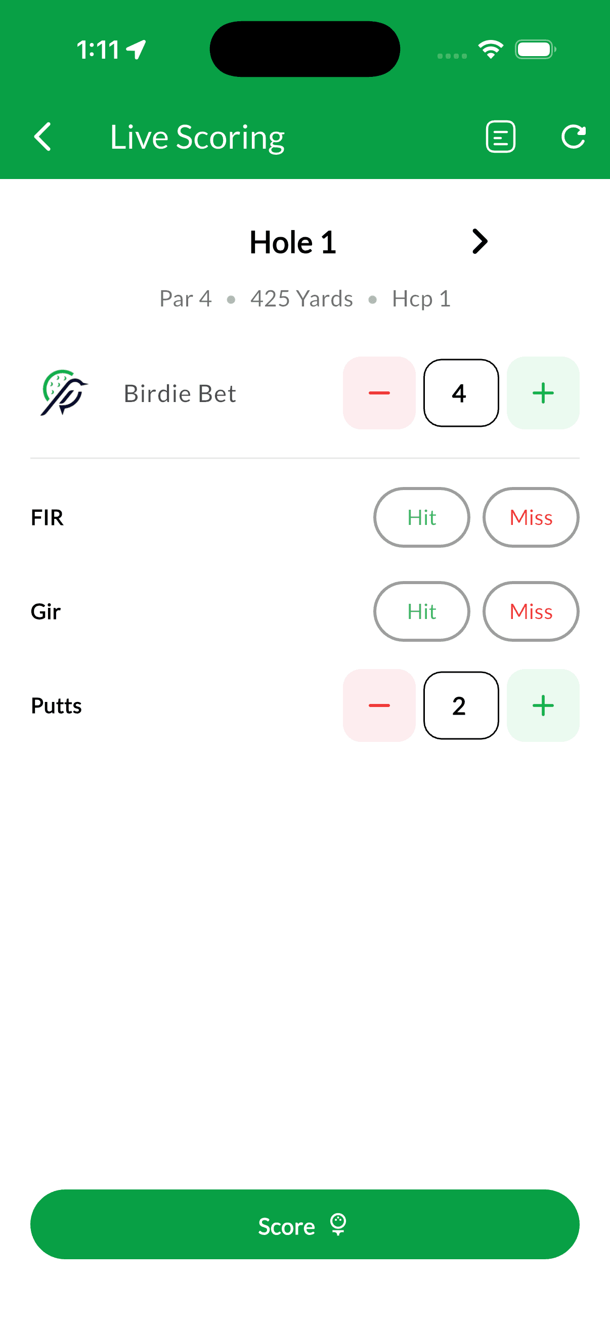 Smart Score Tracking